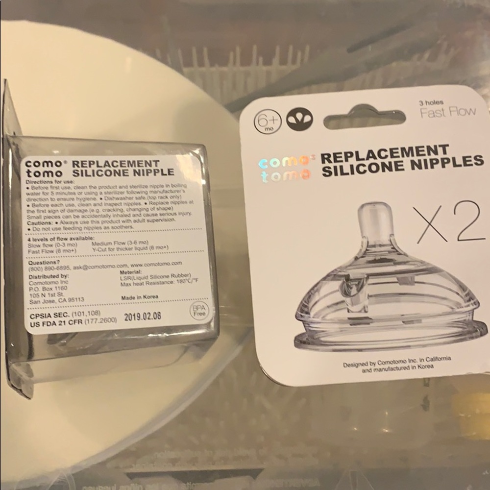 Comotomo Bottle Nipples